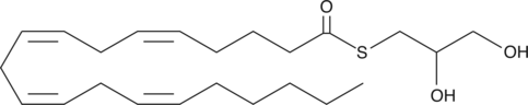 Arachidonoyl-1-thio-Glycerol  Chemical Structure