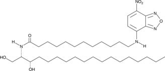 C12 NBD L-threo dihydro Ceramide (d18:0/12:0) Chemische Struktur