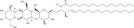 C16 Globotriaosylceramide (d18:1/16:0)  Chemical Structure