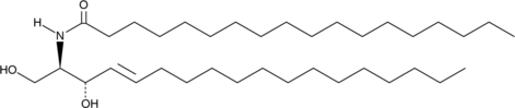 C18 L-erythro Ceramide (d18:1/18:0) Chemical Structure