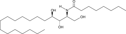 C8 Phytoceramide (t18:0/8:0) 化学構造