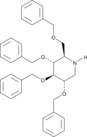 Deoxynojirimycin Tetrabenzyl Ether Chemical Structure