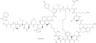 Endothelin-3 (human, rat) (trifluoroacetate salt)  Chemical Structure