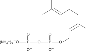 Geranyl Pyrophosphate (triammonium salt) Chemical Structure