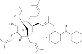 Hyperforin (dicyclohexylammonium salt) Chemical Structure