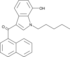 JWH 018 7-hydroxyindole metabolite Chemical Structure