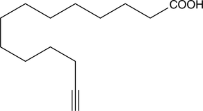 Myristic Acid Alkyne  Chemical Structure