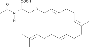 N-acetyl-S-geranylgeranyl-L-Cysteine التركيب الكيميائي