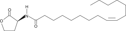 N-cis-hexadec-9Z-enoyl-L-Homoserine lactone التركيب الكيميائي