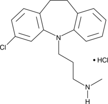 N-Desmethylclomipramine (hydrochloride) Chemische Struktur