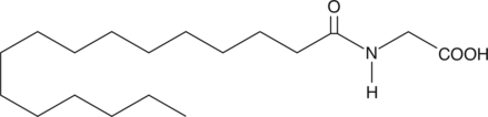 N-Palmitoyl Glycine التركيب الكيميائي