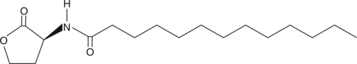 N-tridecanoyl-L-Homoserine lactone Chemische Struktur