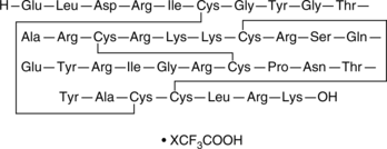 β-Defensin-4 (human) (trifluoroacetate salt) 化学構造