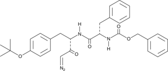 Z-Phe-Tyr(tBu)-diazomethylketone 化学構造