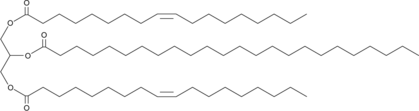 1,3-Dioleoyl-2-Lignoceroyl-rac-glycerol 化学構造