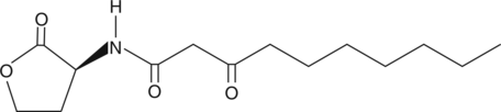 N-3-oxo-decanoyl-L-Homoserine lactone التركيب الكيميائي