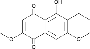 6-Ethyl-2,7-dimethoxyjuglone 化学構造