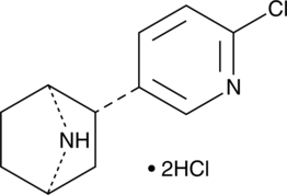 (±)-Epibatidine (hydrochloride) 化学構造