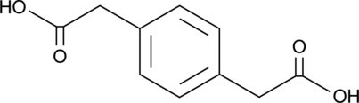 1,4-Phenylenediacetic Acid التركيب الكيميائي