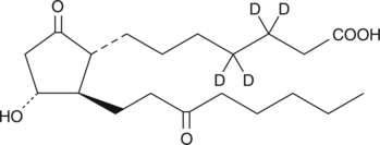 13,14-dihydro-15-keto Prostaglandin E1-d4 Chemical Structure