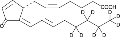 15-deoxy-δ12,14-Prostaglandin J2-d9 التركيب الكيميائي