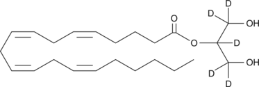 2-Arachidonoyl Glycerol-d5 Chemical Structure