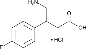 4-fluoro Phenibut (hydrochloride) التركيب الكيميائي