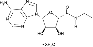 5'-N-Ethylcarboxamidoadenosine (hydrate) Chemical Structure