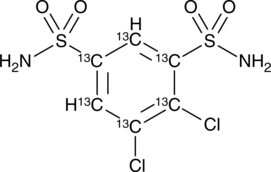 Dichlorphenamide-13C6  Chemical Structure