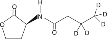 N-butyryl-L-Homoserine lactone-d5 化学構造