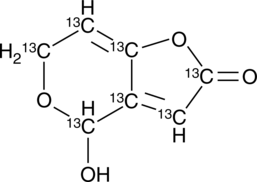 Patulin-13C7 Chemical Structure