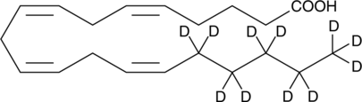 Arachidonic Acid-d11 MaxSpec® Standard Chemical Structure