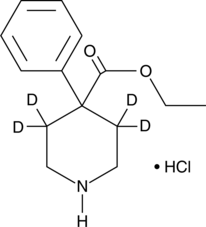 Normeperidine-d4 (hydrochloride) (CRM) Chemische Struktur