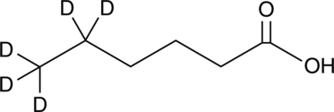 Hexanoic Acid-d5 Chemical Structure