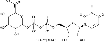 UDP-Glucuronic Acid (sodium salt hydrate) 化学構造
