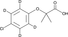 Clofibric Acid-d4 Chemical Structure