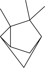 Tricyclene Chemische Struktur