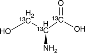 L-Serine-13C3 التركيب الكيميائي