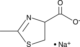 2-Methyl-2-thiazoline-4-carboxylic Acid (sodium salt) Chemical Structure