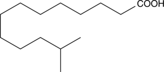 12-methyl Tridecanoic Acid Chemical Structure