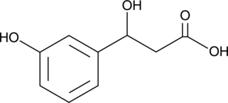 3-(3-Hydroxyphenyl)-3-hydroxypropanoic Acid 化学構造