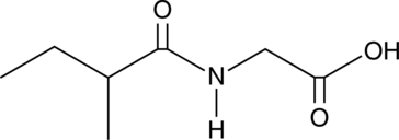 2-Methylbutyrylglycine  Chemical Structure