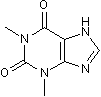Theophylline 化学構造