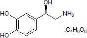 Noradrenaline bitartrate  Chemical Structure