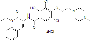 JTE 607 dihydrochloride 化学構造