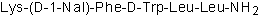 K-(D-1-Nal)-FwLL-NH2 化学構造