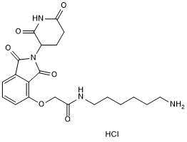 Thalidomide 4'-oxyacetamide-alkylC6-amine Chemical Structure