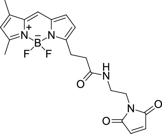 BDP FL maleimide Chemical Structure