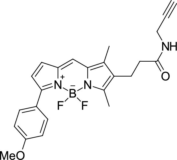 BDP TMR alkyne Chemical Structure