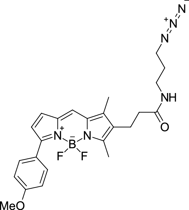 BDP TMR azide Chemical Structure